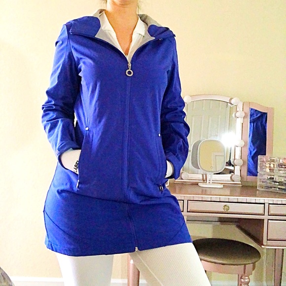 Calvin Klein navy blue windbreaker jacket size S - Picture 3 of 9